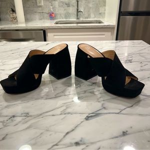 Super Comfy Block Heel Slides